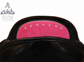  HOT PINK SUEDE WITH DIAMANTES